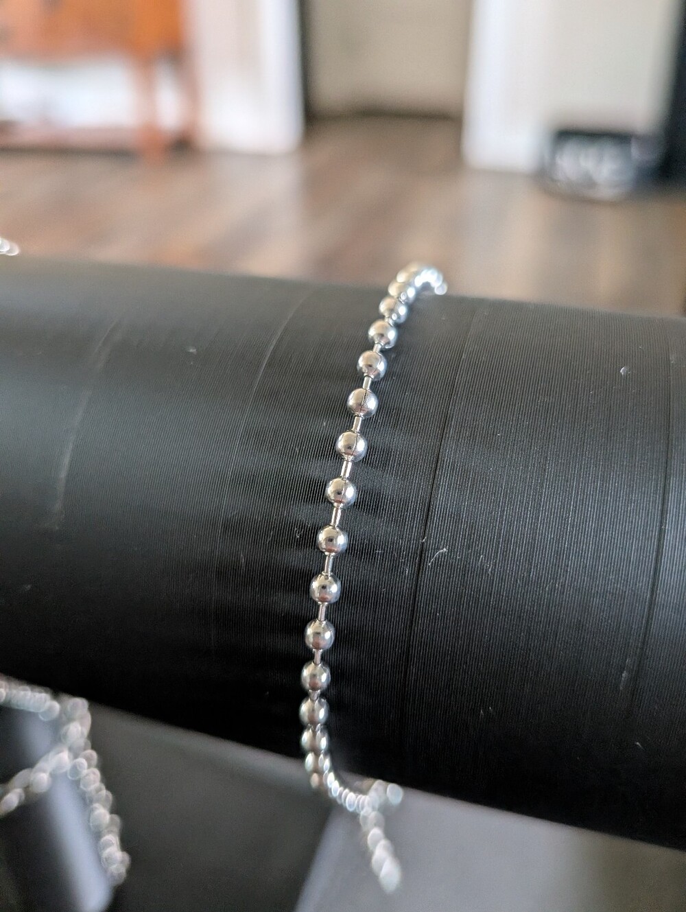 Classic Silver Ball Chain Bracelet - Silver